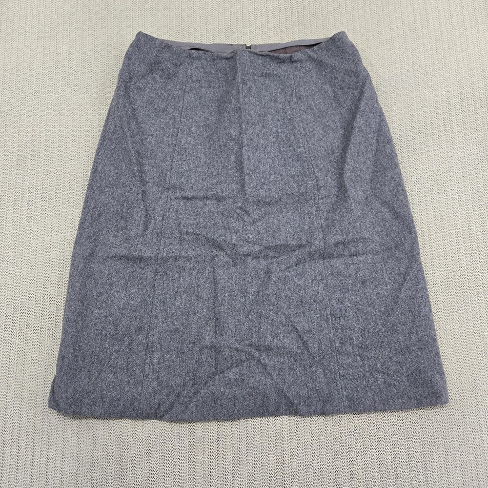 Vintage Ann Arbor Skirt Womens Medium 28 Waist Gray Wool Blend Lined Pencil
